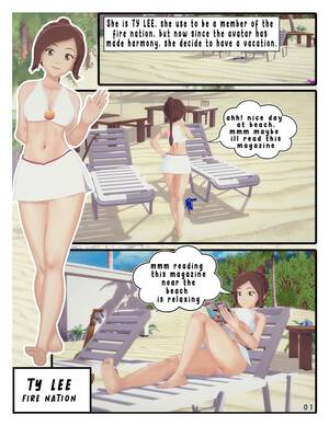 Avatar Ty Lee Porn Captions - Avatar adventure in the vacation Book1- Ty Lee - Porn Cartoon Comics