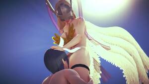 digimon hentai movie night - Eating Angewomon Pussy | Digimon Hentai Parody - Pornhub.com