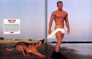 Arnold Schwarzenegger Nude - In December 1993 we encouraged Mark Wahlberg to â€œtan while the rest of us  burn