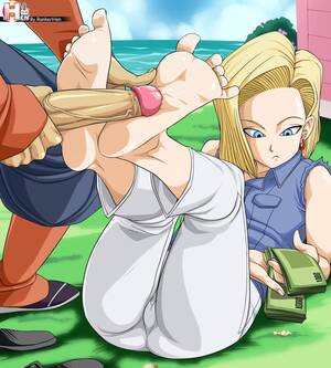Android 18 Foot Porn - Rule 34 - android 18 barefoot big penis blonde hair blue eyes dragon ball  dragon ball z earrings feet feet up female foot fetish footjob male money  original character penis rankerhen soles toes | 3309709