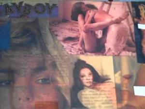 Graphic Art Porn Xxx - Playboy artist's collage, not porno graphic xxx but art by Jonathan #2 with  music soundtrack - YouTube