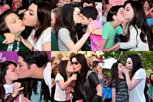 miranda cosgrove lesbian sex - miranda cosgrove kisses a young fan, highly detailed | Stable Diffusion