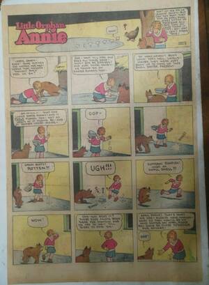 Annie Warbucks Porn - Little Orphan Annie Sunday by Harold Gray from ?/1929 Full Page Size ! |  Comic Books - Modern Age, Little Orphan Annie / HipComic