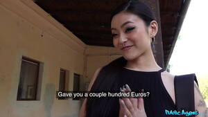 asian creampie train - Public Agent - Sexy Asian Japanese babe Rae Lil Black has wet pussy creampie  in public train station - XVIDEOS.COM