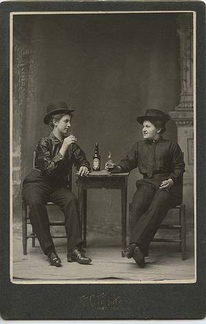 Esprit Famille 1940 Porn Movie - lesbian, lesbians, nostalgica, vintage, drag king, women's history, belle  epoque