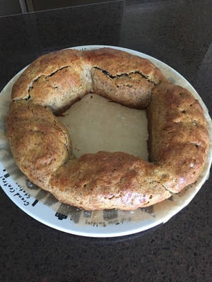 cream filling 4 - ... from a mediation I was attending in Los Angeles, Samara had downloaded  a recipe for â€œPaleoâ€ king cake, invented her own sweetened cashew cream  filling, ...