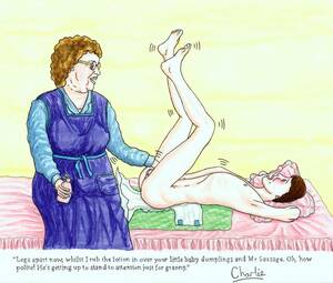 Diaper Punishment Porn Drawings - Femdom Diaper Discipline Art | BDSM Fetish
