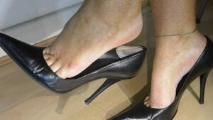 black high heels - Dangling Popping Black Stiletto High Heel Shoes: HD Porn 73 | xHamster