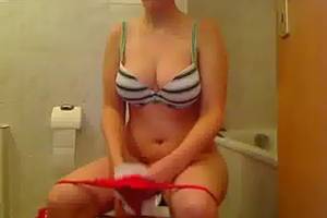 changing - Girl changing bloody maxipad