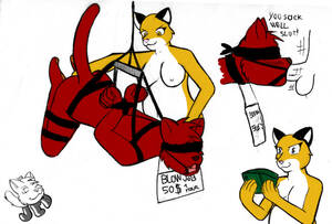 Anthro Female Furry Porn Slut - Rule 34 - anthro bondage bound breasts feline fellatio female fur furry gag  herseio mammal money nude open mouth gag oral oral sex panther public use  ring gag sex slave suspension | 1512817
