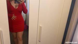 Cocktail Dresses Xxx - Long sleeved red dress - XXX Porn videos on AdultWork.com