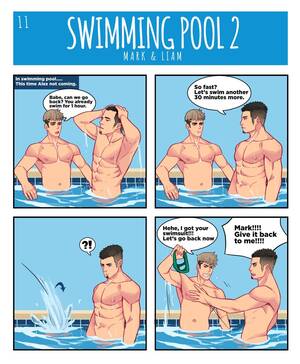 Bisexual Porn Comics Pool - ENG] Maorenc æ¯›æ¯›äºº â€“ Patreon 2019 04 April: Swimming Pool 2 (Mark x Liam x  Alex) - Adult Digital Downloads