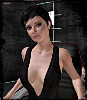 3d Short Hair Porn - ... Girls with dark short hair ...