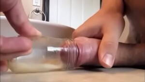 longest cum shot with bottle - Shooting into a bottle lot of cum - XNXX.COM