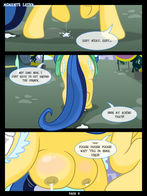 Mlp Milk Mare Porn - 192534 - questionable, artist:killryde, oc, oc only, oc:milky way, pony,  comic:under pressure, accident, big crotchboobs, comic, crotchboobs,  desperation, female, huge crotchboobs, impossibly large crotchboobs,  jiggle, lactation, leaking, mare, milk ..
