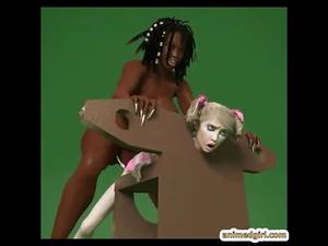 3d interracial movies - Busty futanari 3d interracial bondage