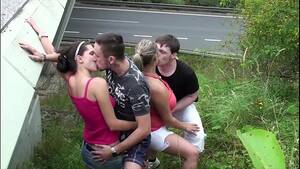 big tits public group sex - Big tits super model Krystal Swift in public sex foursome orgy with 2 guys  - XVIDEOS.COM