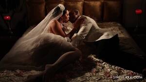 interracial wife wedding night - Hot babe tastes BBC on her wedding night