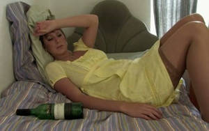 Drunk Fucked Up - My drunk wife wanna get fucked and teases me lying on the bed