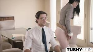 first anal discipline - TUSHY Anal Discipline With My Tutor - scene 1