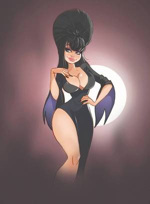 elvira nude porn cartoon - Happy Halloween with Elvira