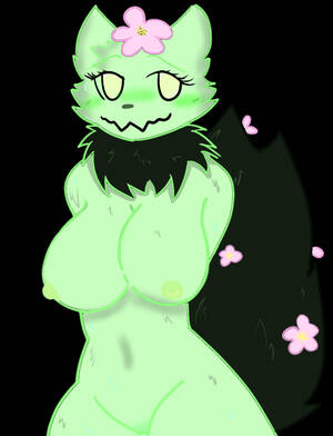 Flower Porn Anthro - Rule 34 - 1girls anthro blush breasts bush chara wantrp ear female female  only first porn of character flower flowers fluffy tail fur furry  gootraxian green green fur kaiju paradise leaf leafs