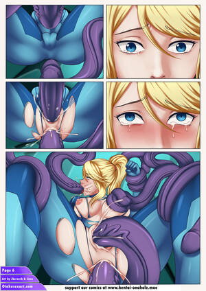 Anime Tentacle Porn Comics - nintendo porn comic samus aran tentacle rape_textless_page 6 | Otakusexart