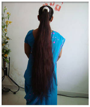 indian ponytail nude - pure indian long hair silky bun,ponytail nice to watch
