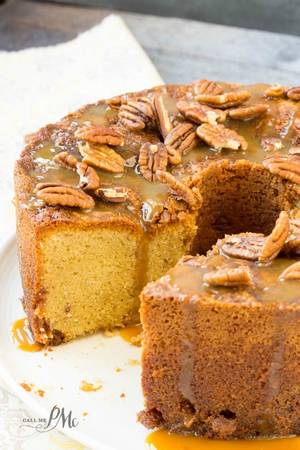 Cake Punch Porn - Homemade Pecan Pie Pound Cake Recipe is a soft, buttery pound cake recipe  that's studded