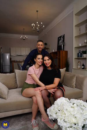 Mature Young Ffm - This old and young threesome starring Josephine James and Nikki Fox gets  completely wild - Mature.nl