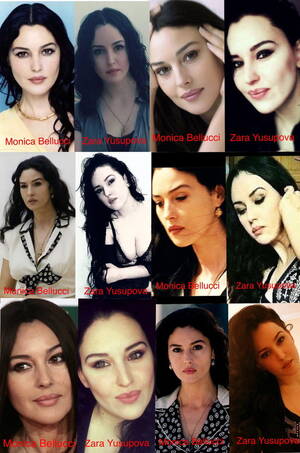 bellucci - DoppelgÃ¤ngers: Zara Yusupova & Monica Bellucci - 9GAG