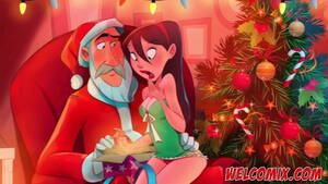 cartoon christmas naked - A very naughty Christmas! Comic with Anna, Charles, Mary and Andy at a sex  party! - XNXX.COM