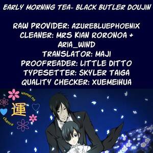 Black Butler Porn Sex - Early Morning Tea â€“ Black Butler dj [Eng] - Gay Manga | HD Porn Comics