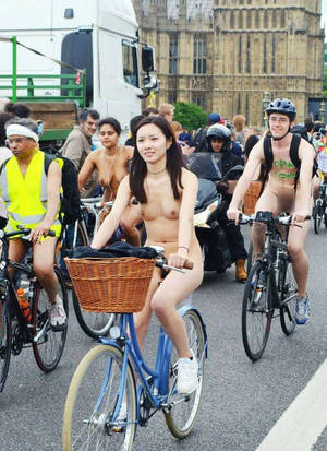 naked asian biker - nude asian on bike