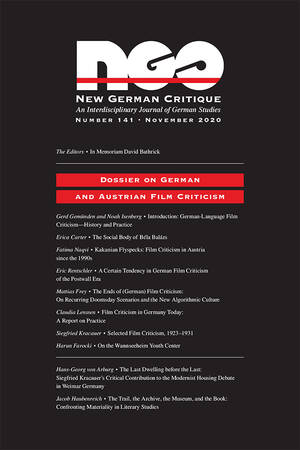 German Porn Culture - Duke University Press - New German Critique