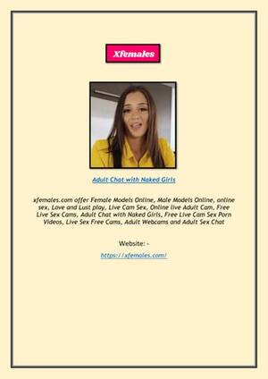 naked sexy chat - Adult Chat with Naked Girls by charles Paul - Issuu