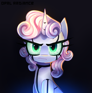 mlp sweetie belle shemale - 3221508 - safe, artist:opal_radiance, sweetie belle, pony, robot, robot  pony, unicorn, g4, angry, high res, ko-fi, scowl, solo, sweetie belle is  not amused, sweetie bot, unamused - Derpibooru