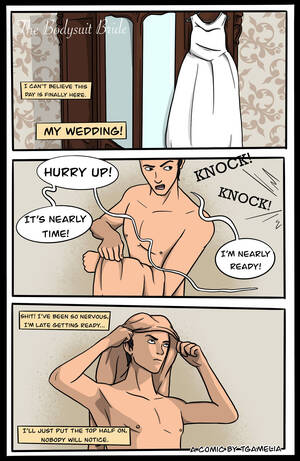 Knocked Up Bride Porn - Bodysuit Bride Porn Comic - Page 001
