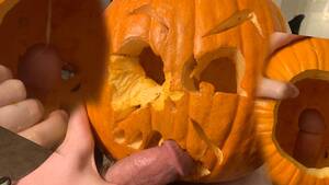 Halloween Porn Creampie - POV Rough Fuck Pumpkin CREAMPIE for Halloween [HOT!] - Pornhub.com