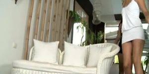 anal sex ass spanking - First time lesbian ass spanking and anal sex.