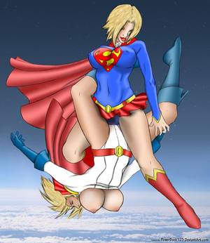 Dc Comics Pussy - Supergirl Rubs her Pussy with Power Girl