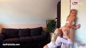 In Lesbian Action - MyDirtyHobby - Horny blonde Milfs almost caught in lesbian act - Free Porn  Videos - YouPorn