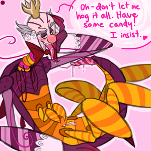 King Candy - Have a lot on my mind... And, well, IN it. â€” nethervane: Anonymous asked:  More king candy...