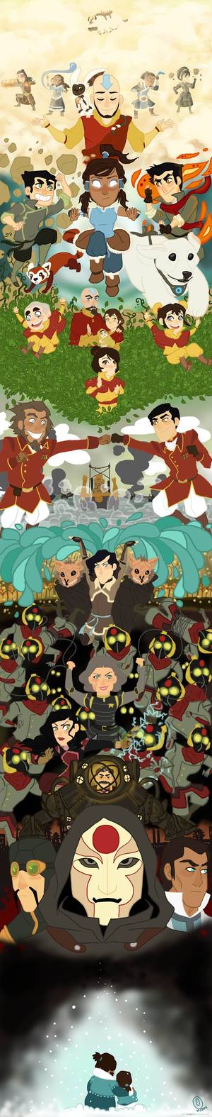 Jinora Bumi Porn - Legend of Korra (c) Mike and Bryanart (c) me/ KnightJJdo not use without my  permission deviantart post