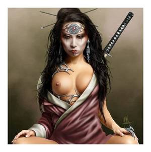 Japanese Female Warrior Porn - The Geisha...another WIP by ~Ihsahnity on deviantART. Women FigureJapanese  ...