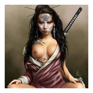 Japanese Female Warrior Porn - The Geisha...another WIP by ~Ihsahnity on deviantART. Women FigureJapanese  ...