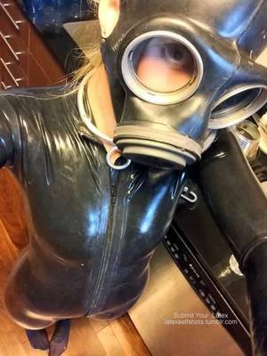 Gas Mask Girls Porn - Blonde with mask