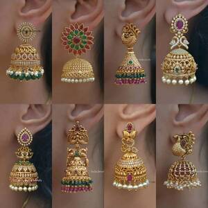 bride forced gangbang - 60+ New Bridal Gold Jhumka Designs - [ 2023 Models] â€¢ South India Jewels