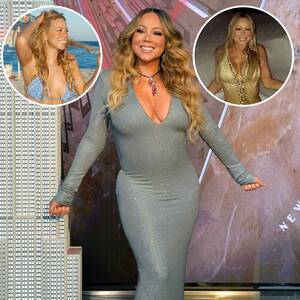 mariah carey big tits - Mariah Carey Bikini Pictures: Swimsuit Photos | Life & Style