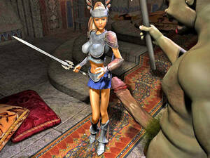 Brave 3d Animated Porn - Brave warrior girl loses battle and her virginity | 3dwerewolfporn.com